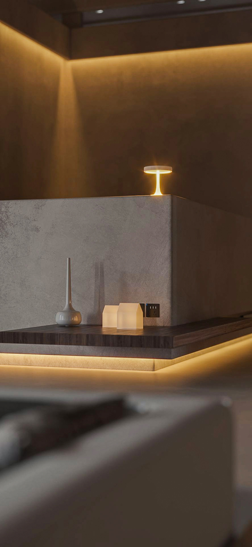 美容spa店面設計給顧客營造舒適氛圍的燈光