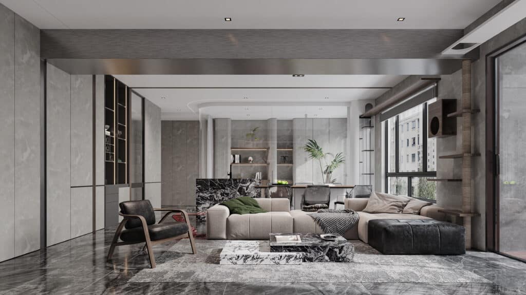 認知室內設計作品集 - 住宅設計案例：現代北歐風 - 寵物友善共享宅