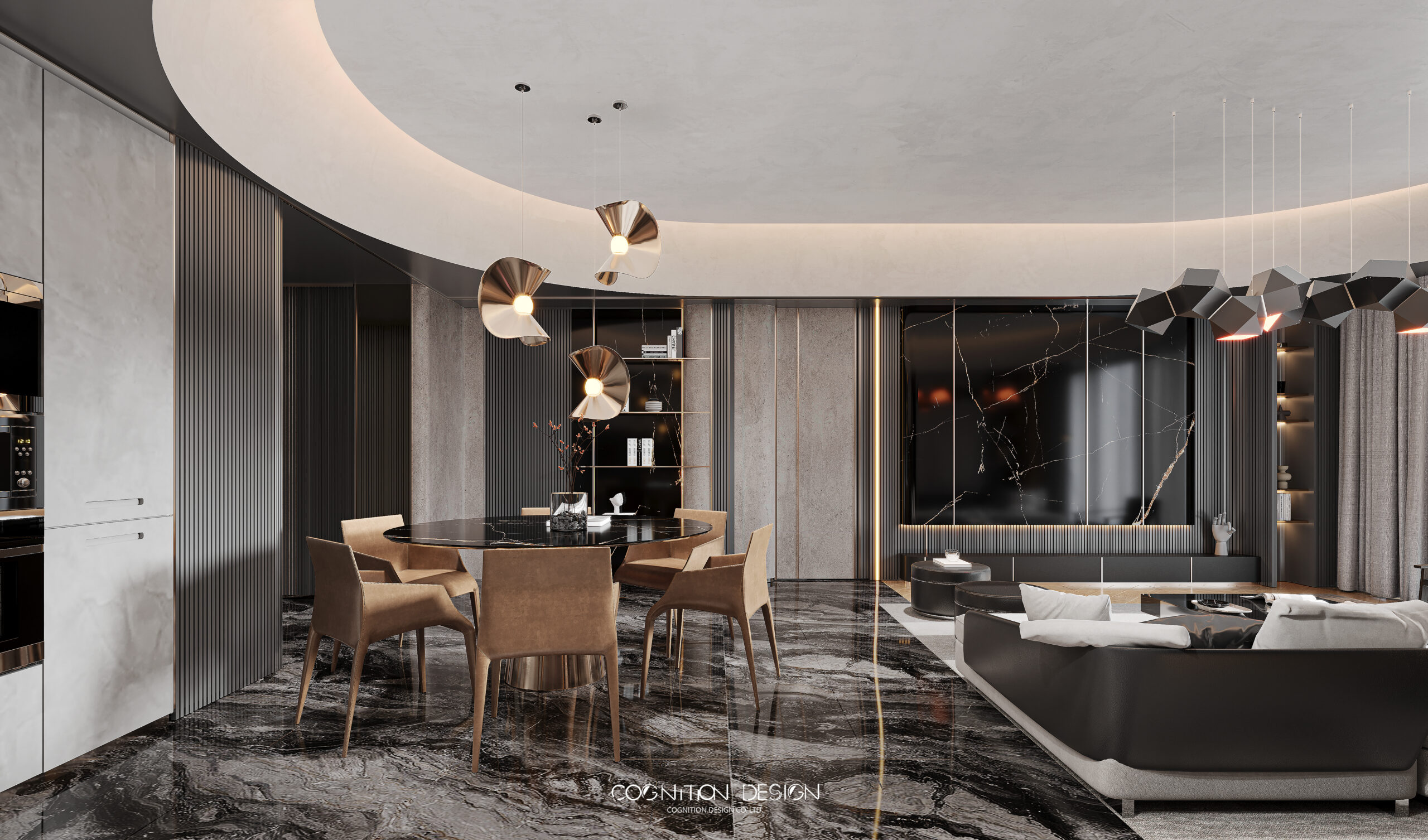 桃園台北室內設計師推薦選用對的天然大理石就能提升空間奢華感