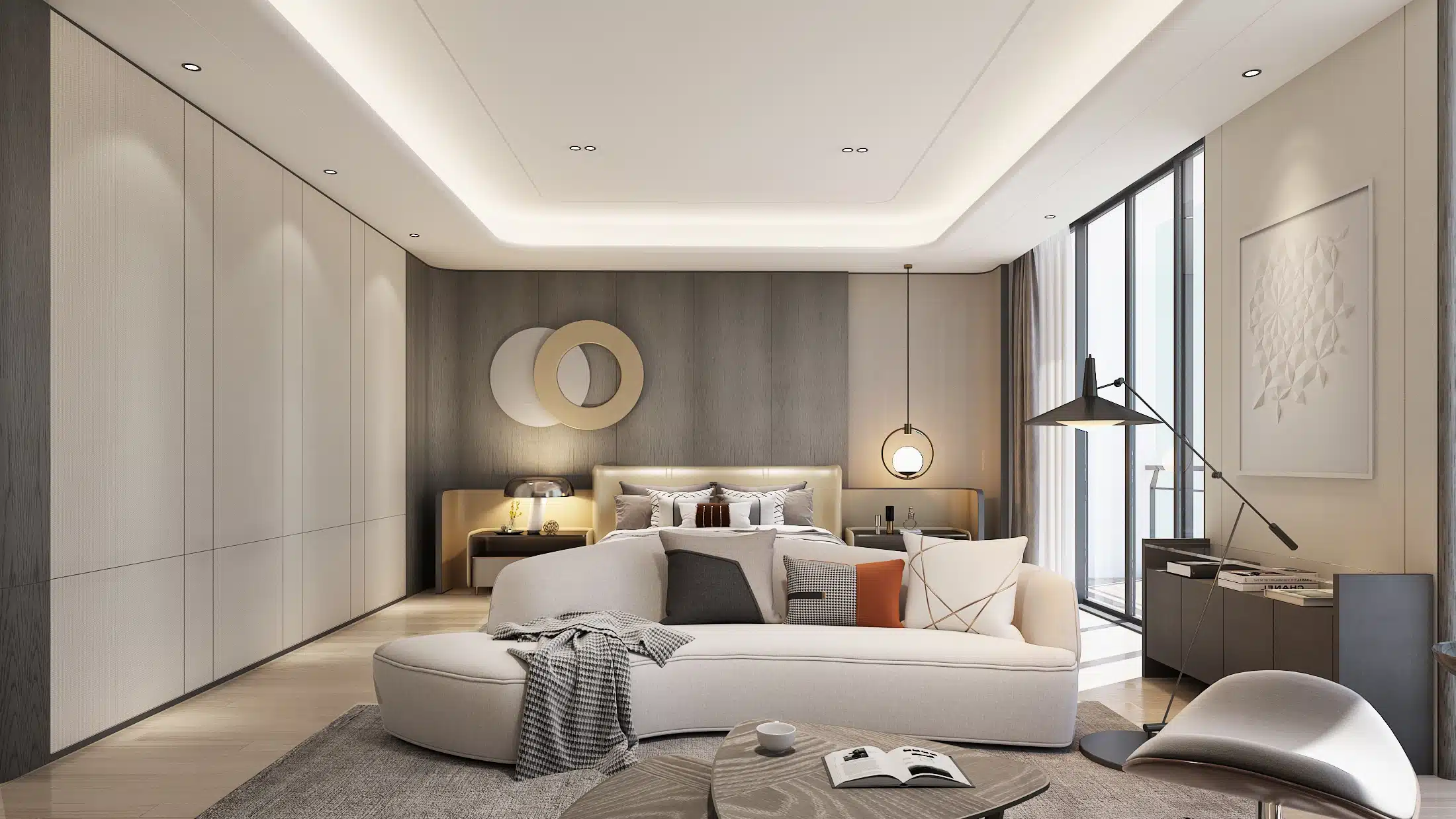 豪華義式主臥室設計