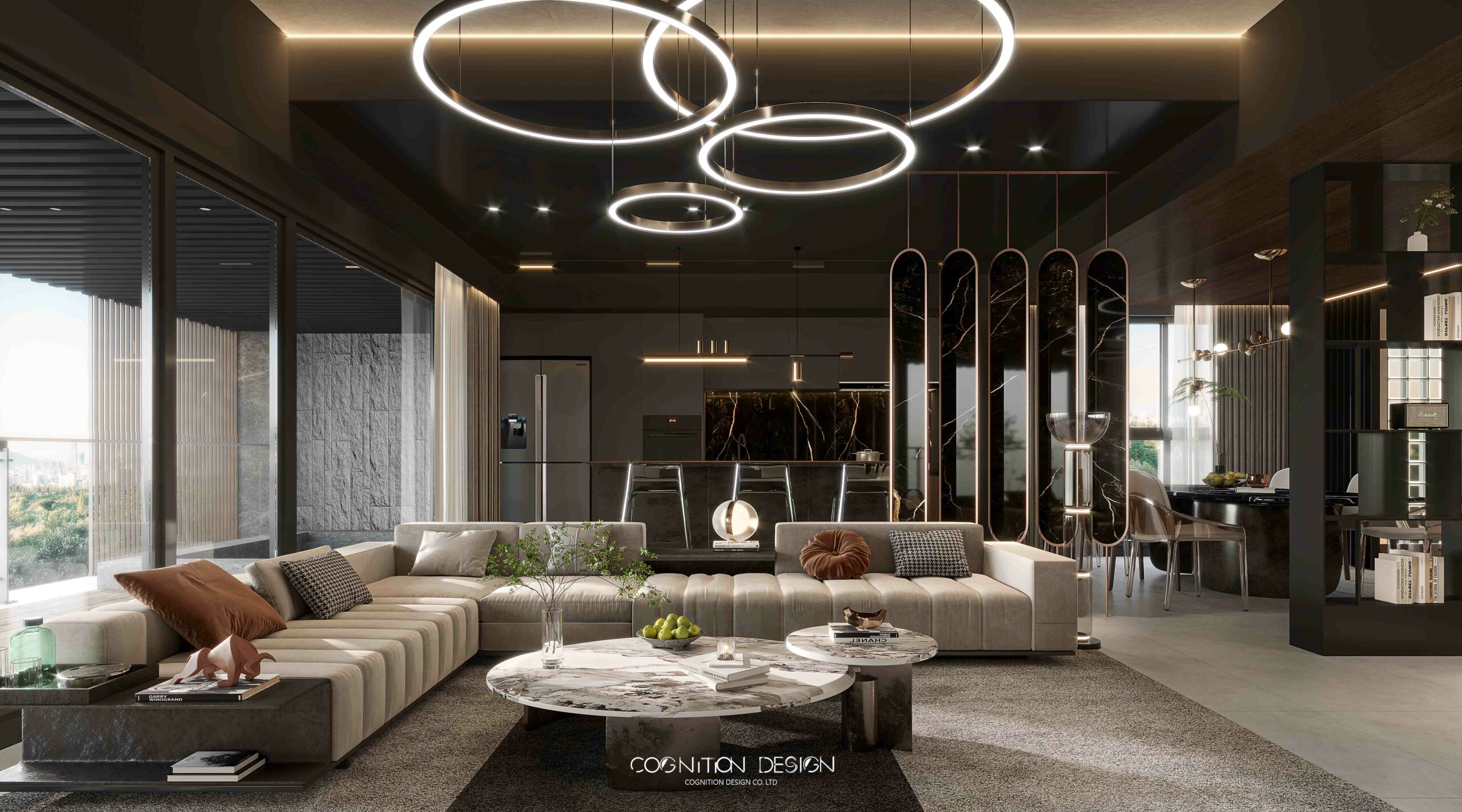 現代奢華風，中西合併打造頂級奢華豪宅