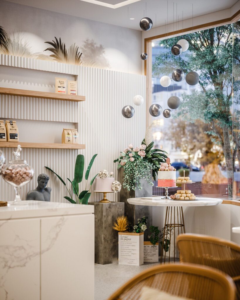 運用各種材質質感的碰撞，使得即使在同色系的情況下，仍能夠有豐富的層次感與肌理感