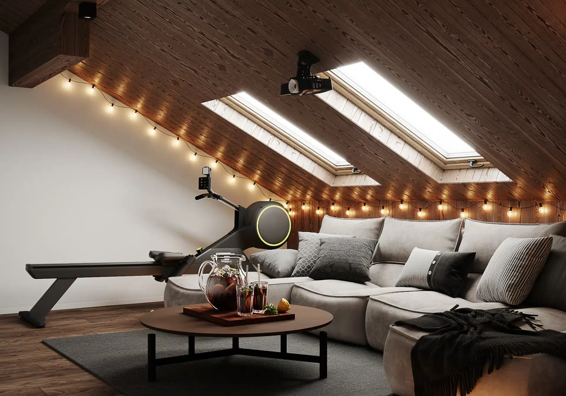 狹長透天厝,天窗採光設計