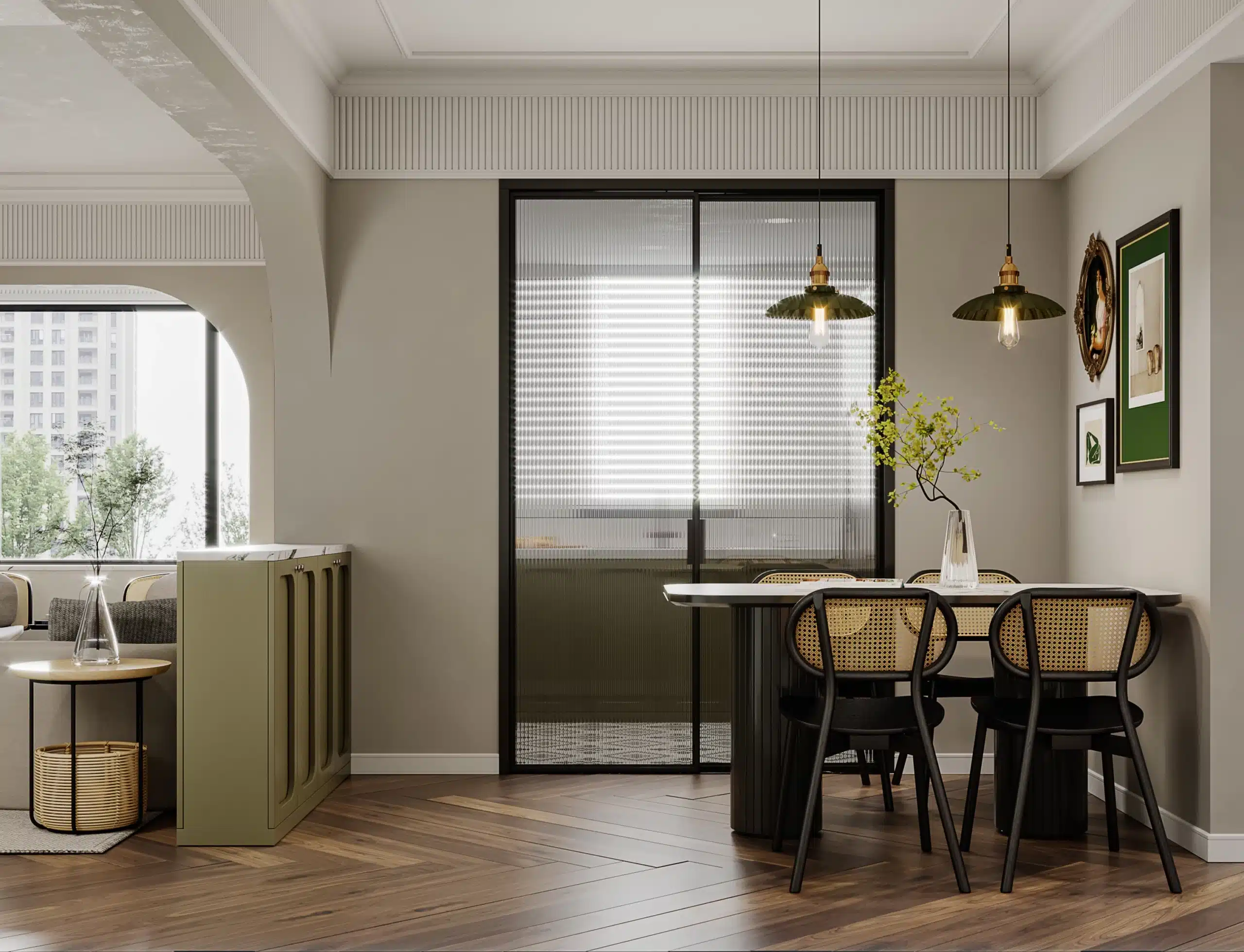 狹長透天淺色基調分享圖