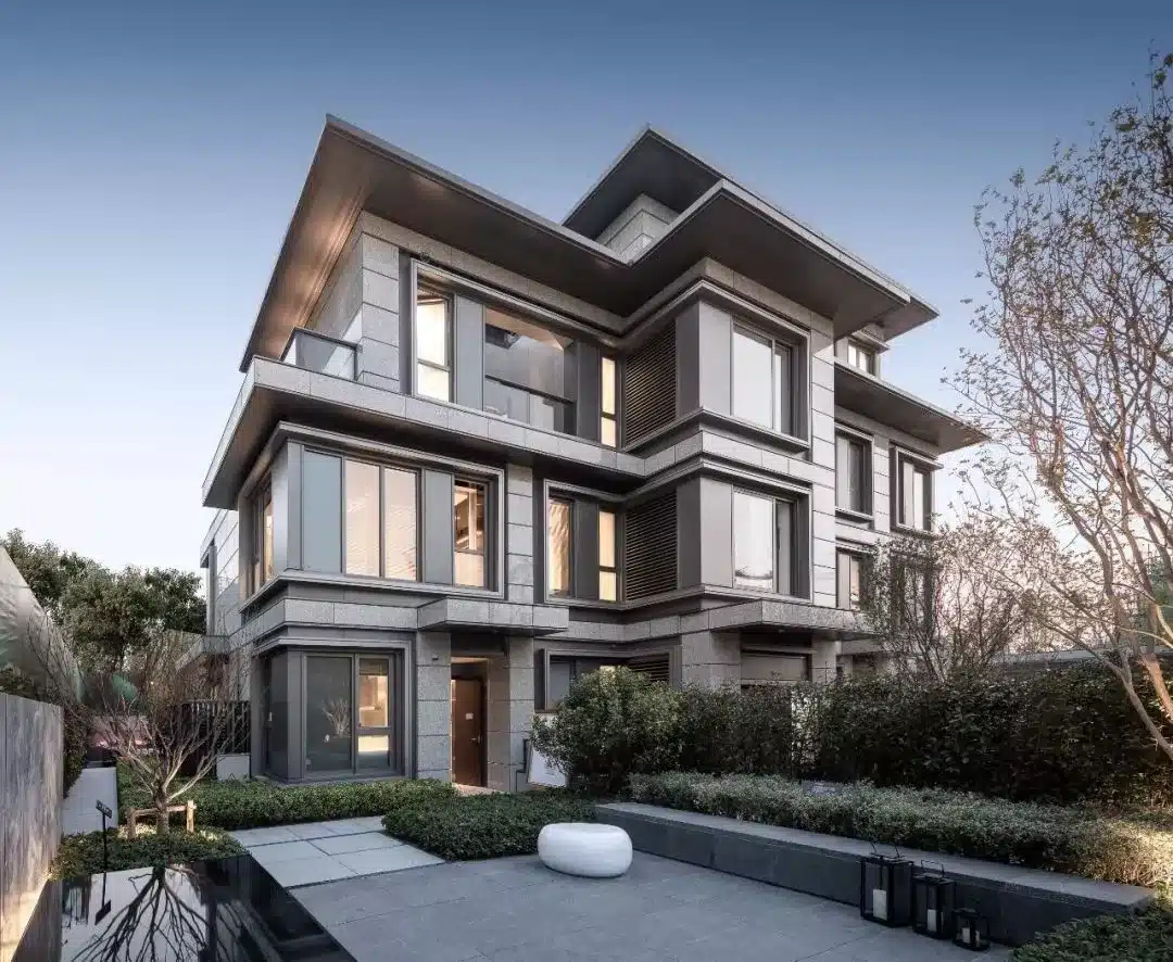 當代歐式建築外觀立面設計參考。