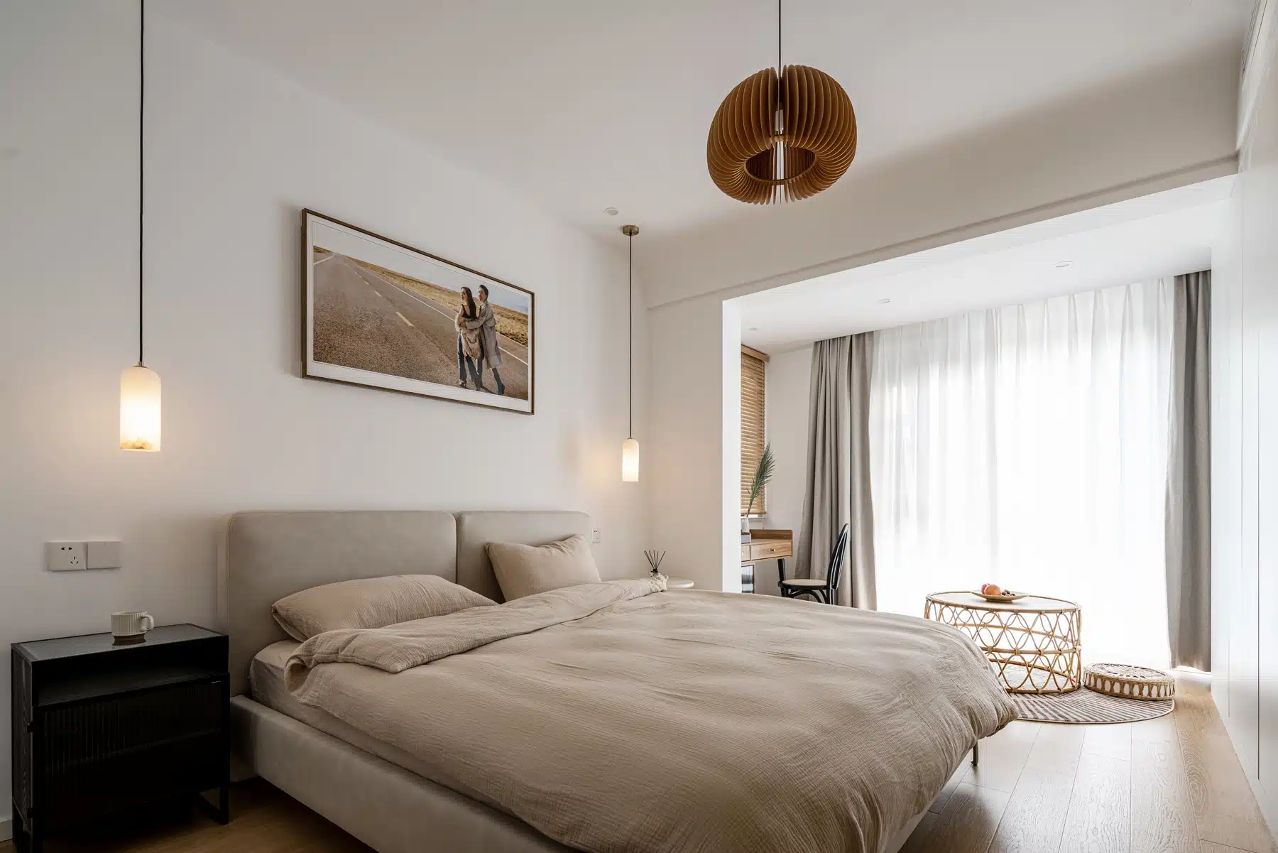 小坪臥室床位擺放分享圖