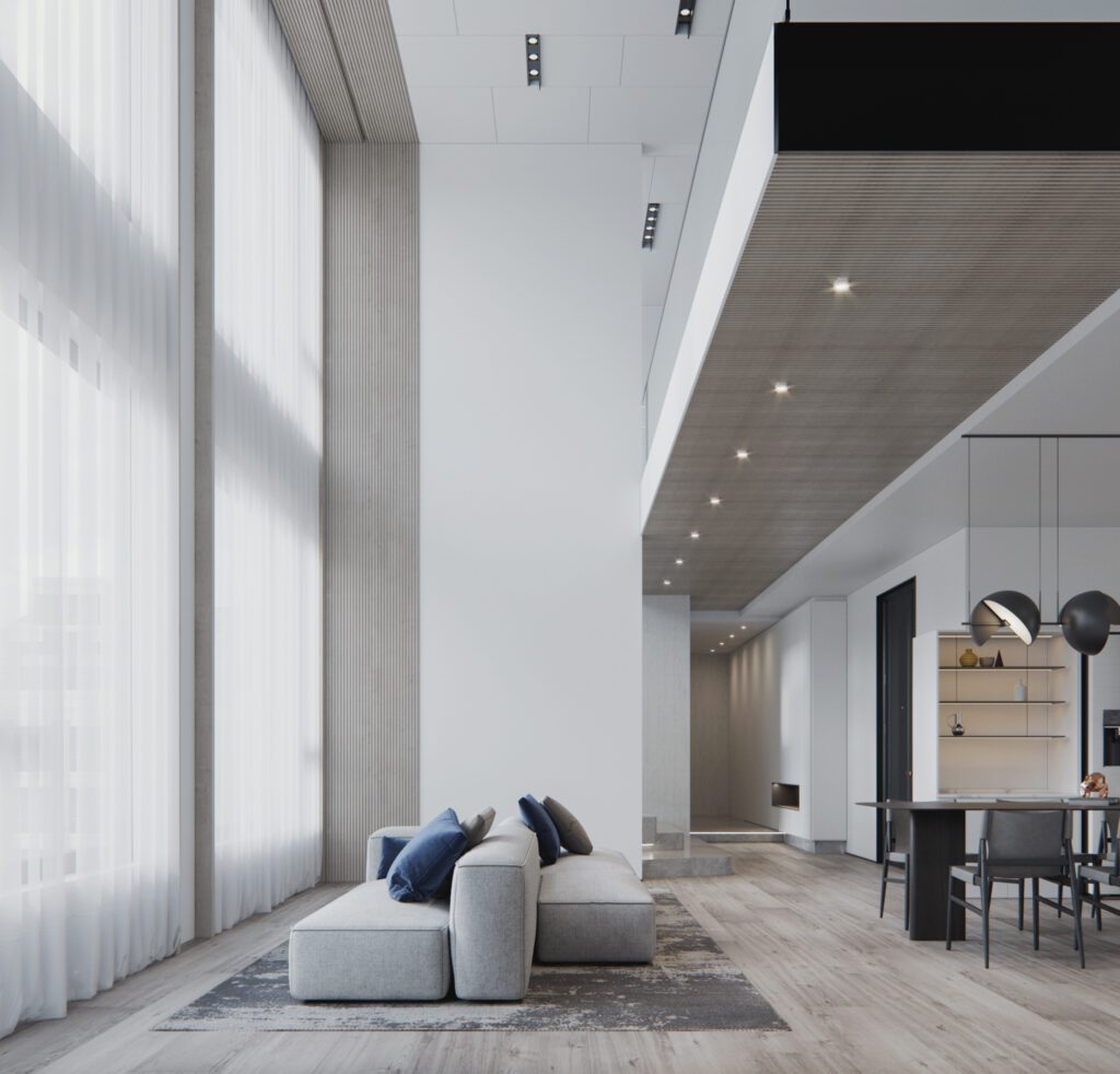 走廊設計風格分享照_異材質天花板走道