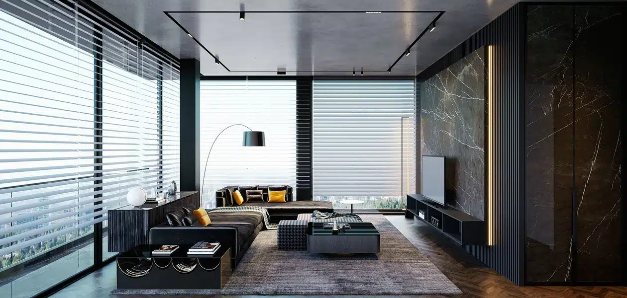 桃大詠輕奢客廳設計