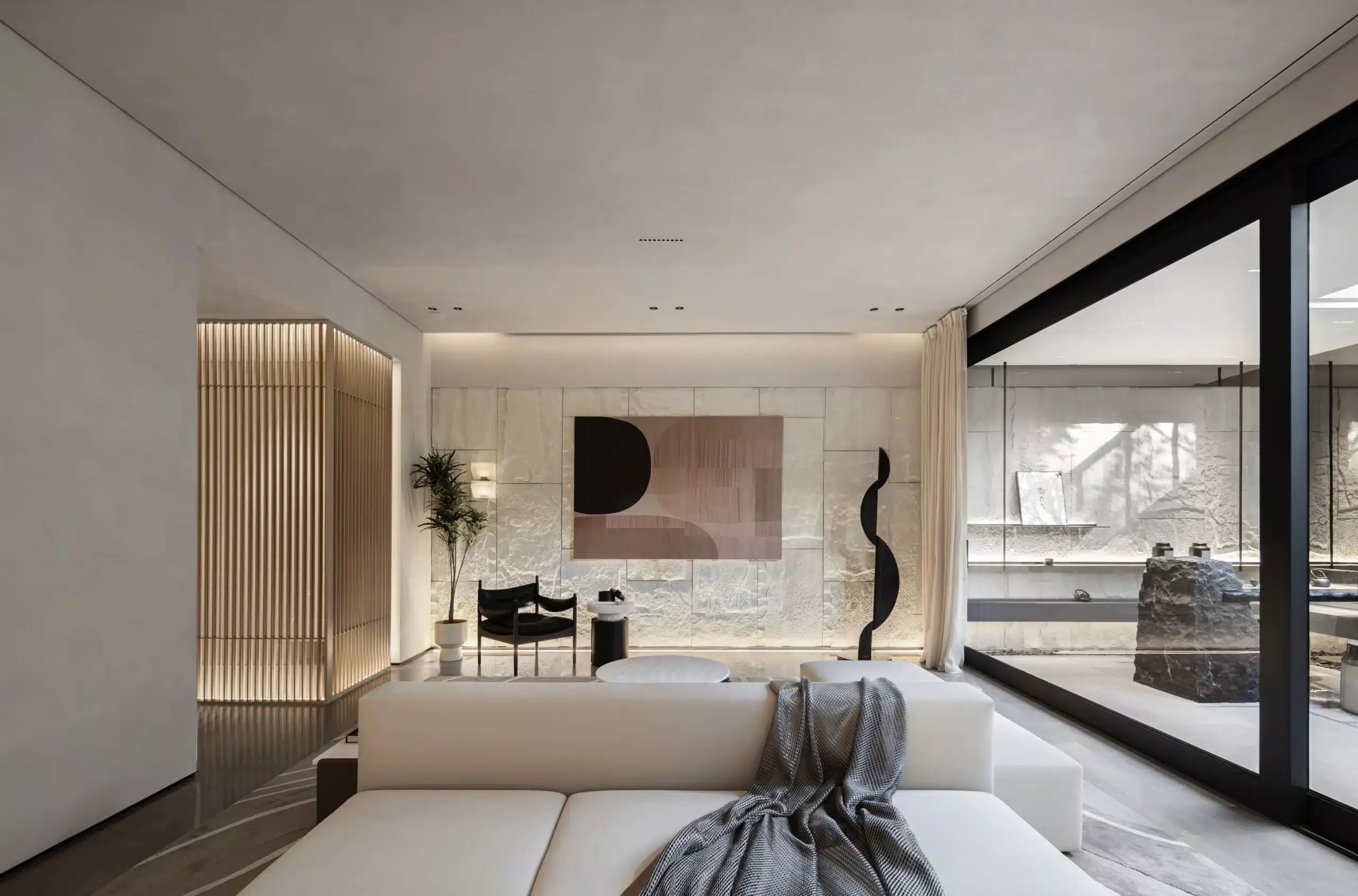 奶油白風格軟裝分享圖