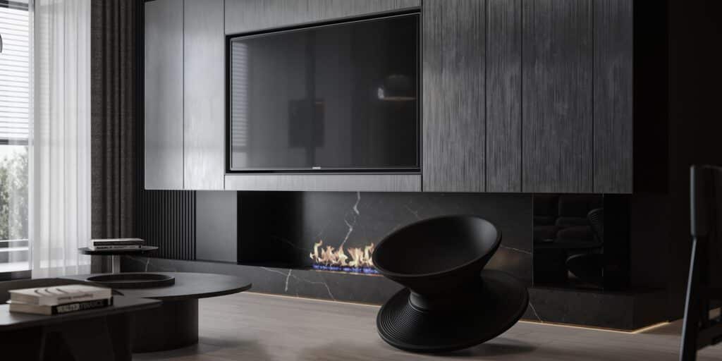 極簡風客廳空間設計風格分享圖