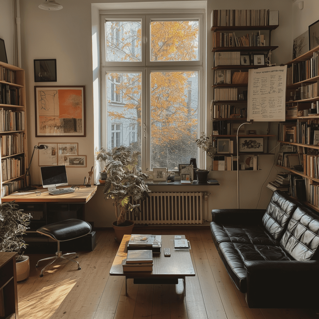 小宅裝潢書房風格示意圖
