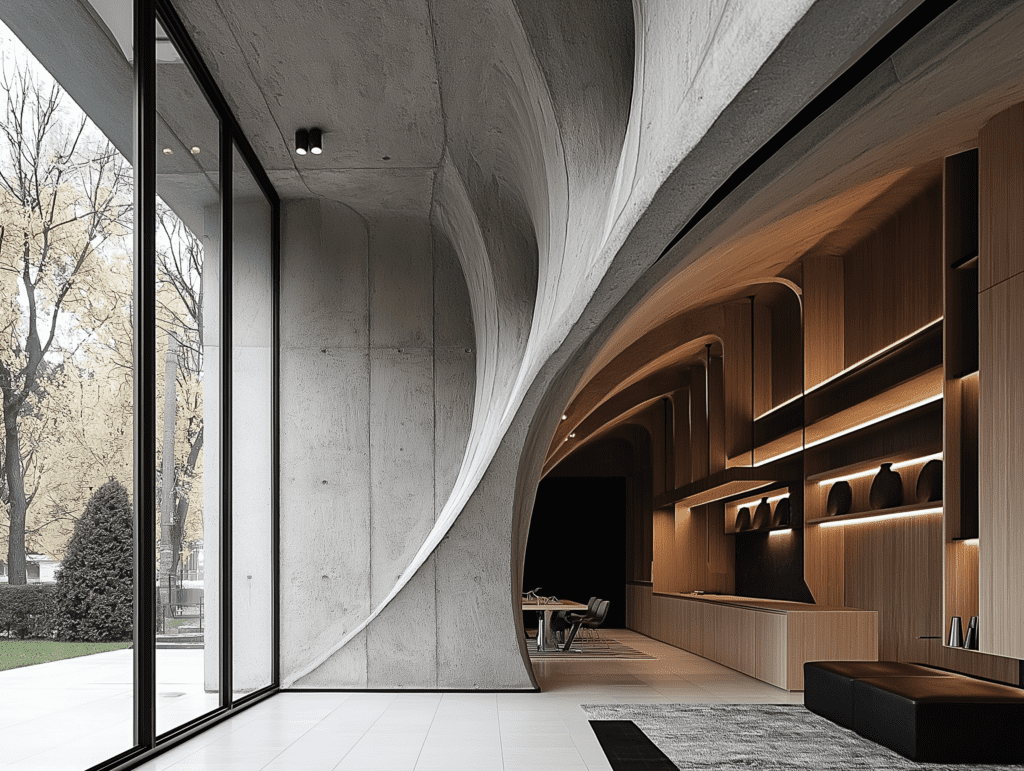 清水模建築裝潢示意圖