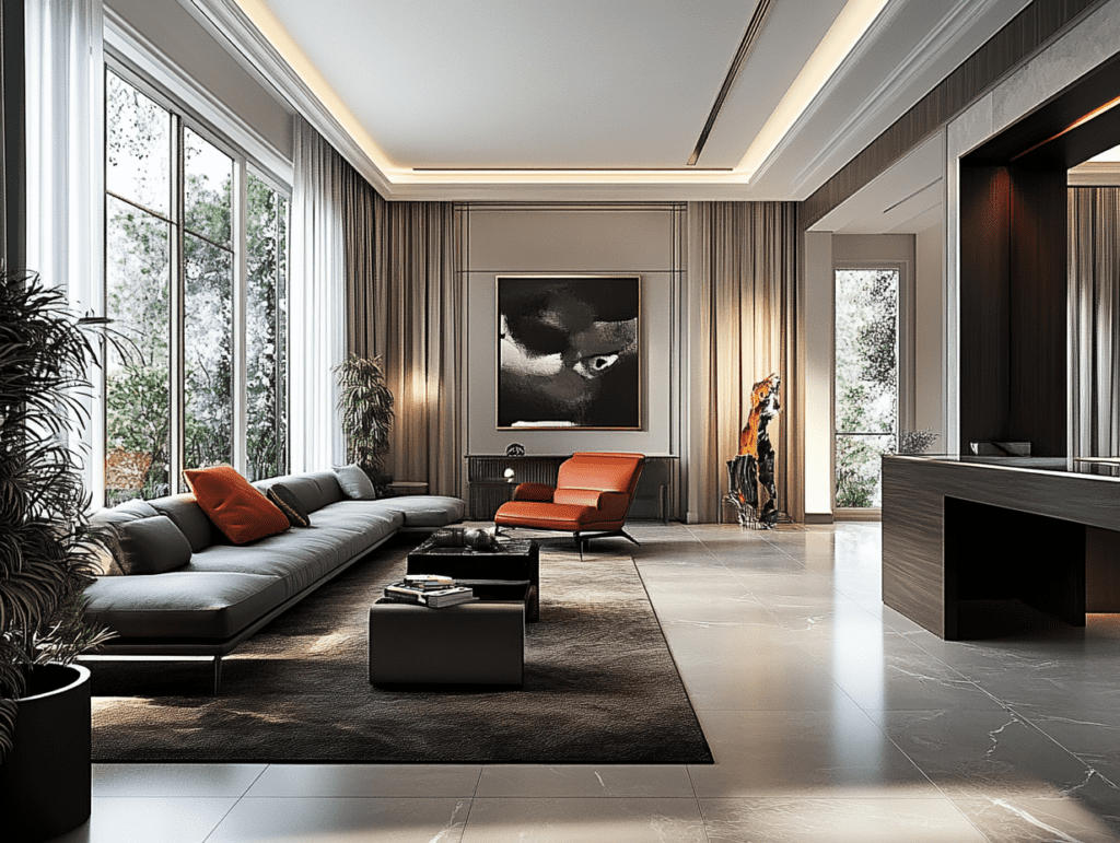 聯繫建設室內設計客廳風格分享圖