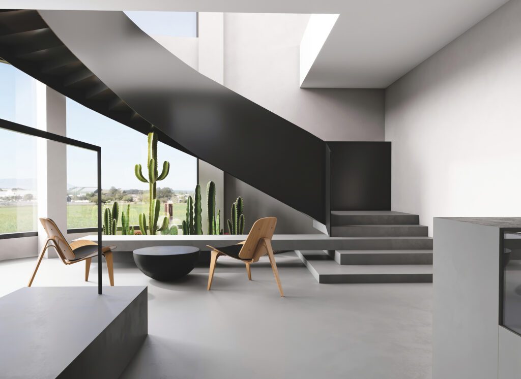 大面積採光空間風格示範圖