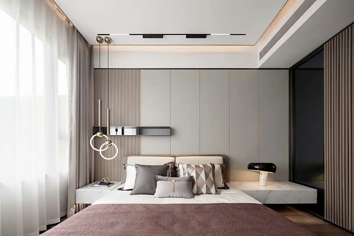 酒店沉穩風臥室裝潢分享圖