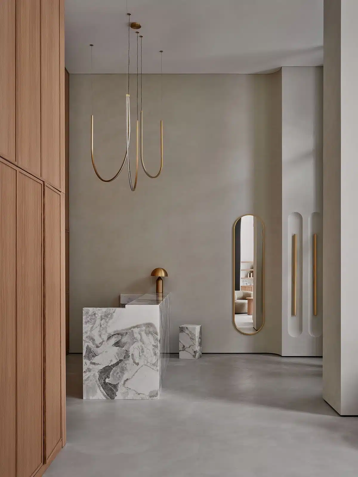 高級感十足的診所櫃台設計與掛號區配置