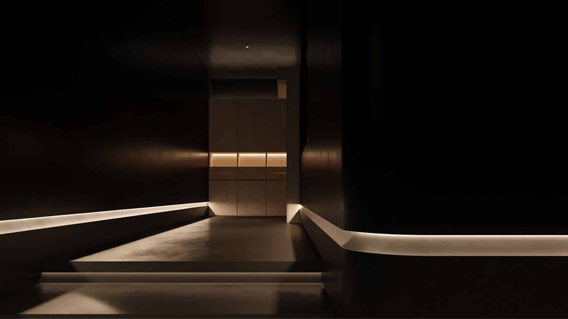 別墅設計分享圖，夜間照明設計