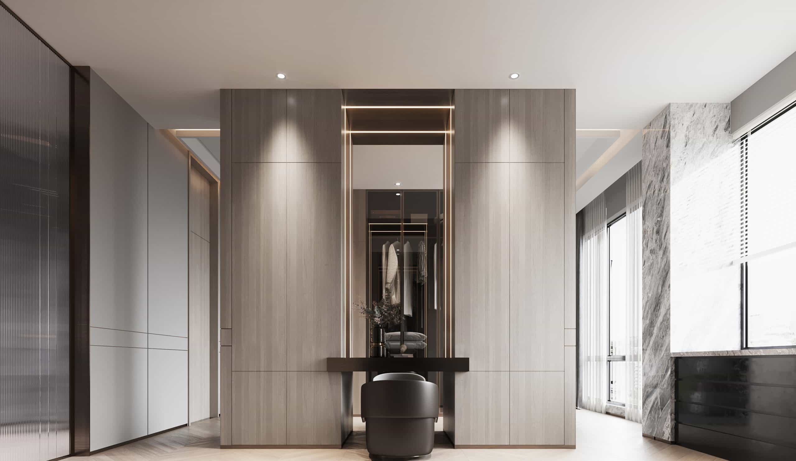 現代風系統衣櫥設計分享圖