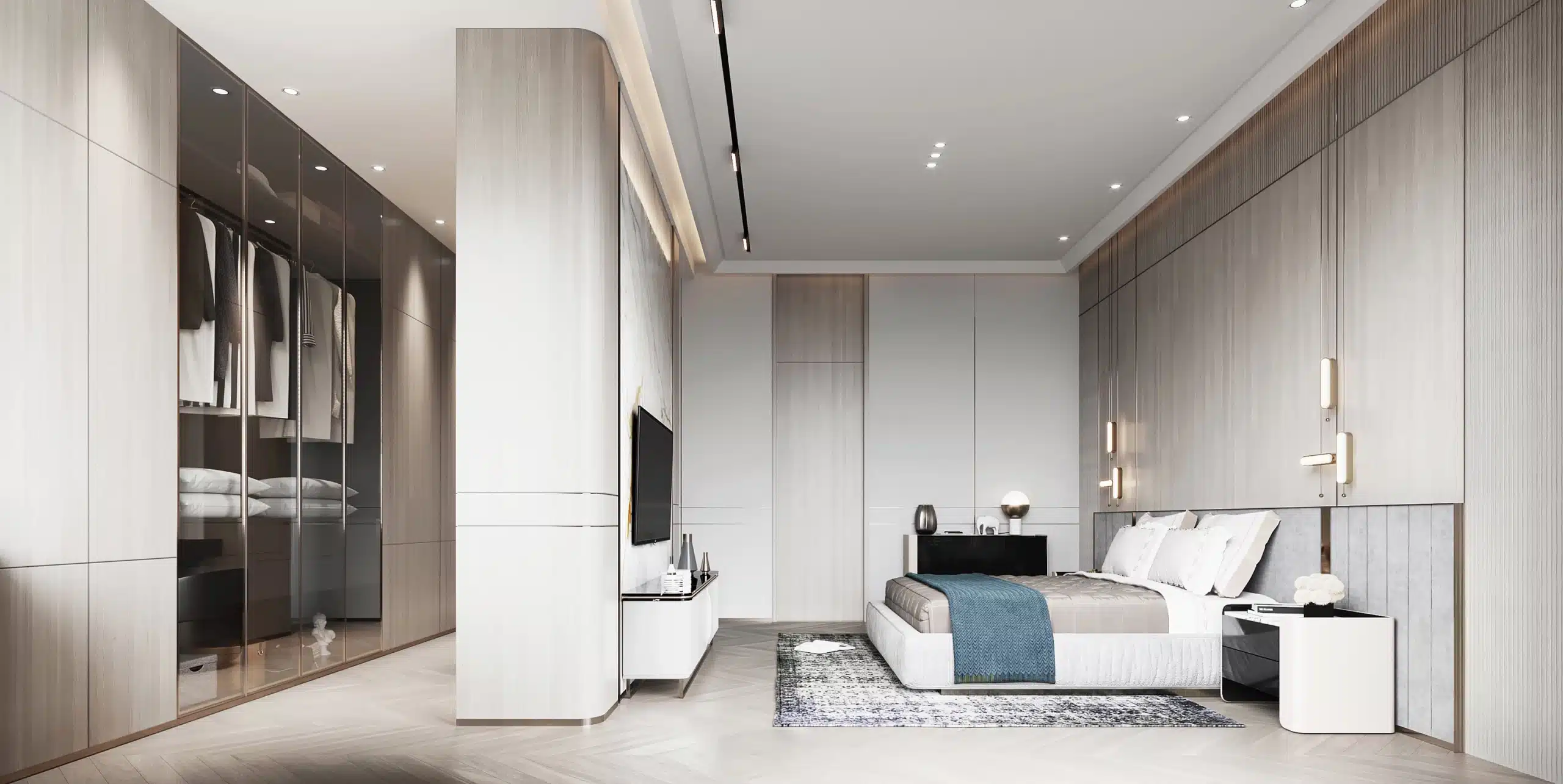 世界明珠現代風大主臥