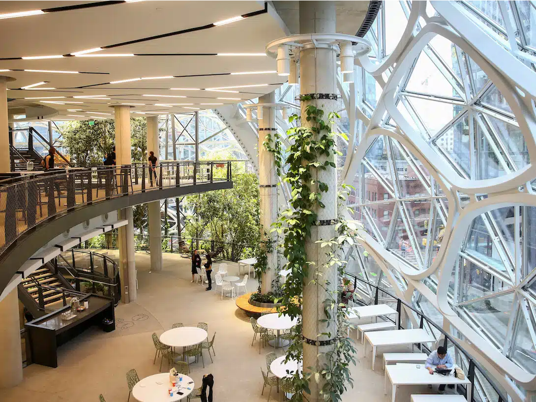 Amazon The Spheres 綠色辦公建築