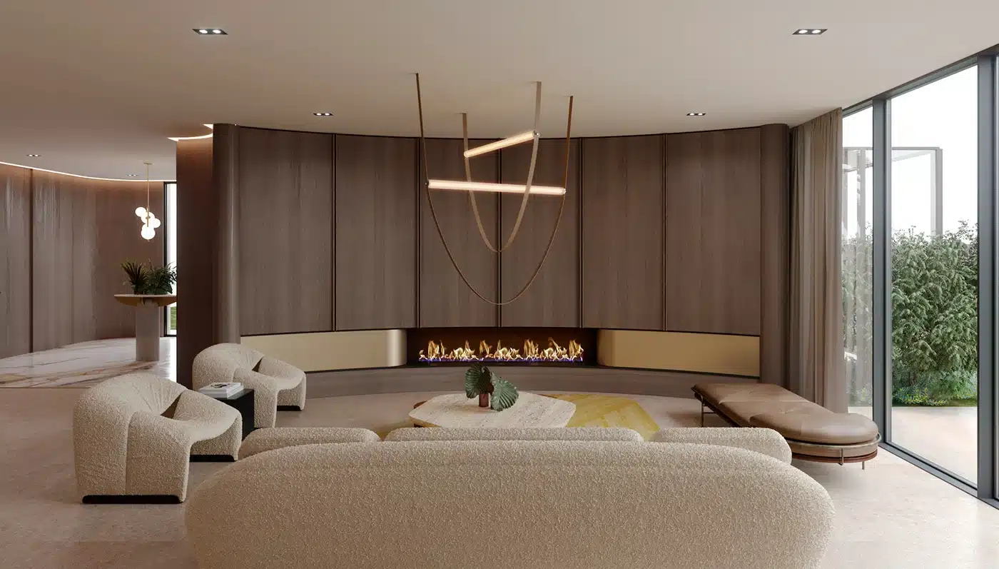 都會度假風客廳裝潢參考圖1