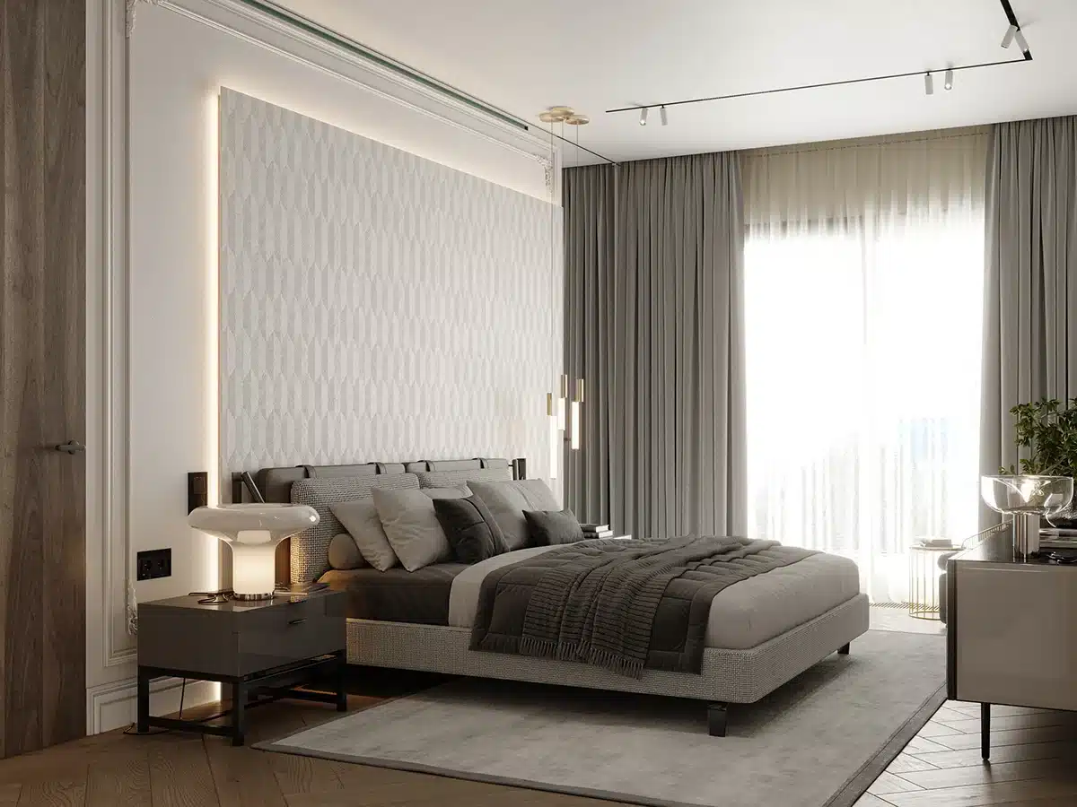 飯店式豪宅主臥設計