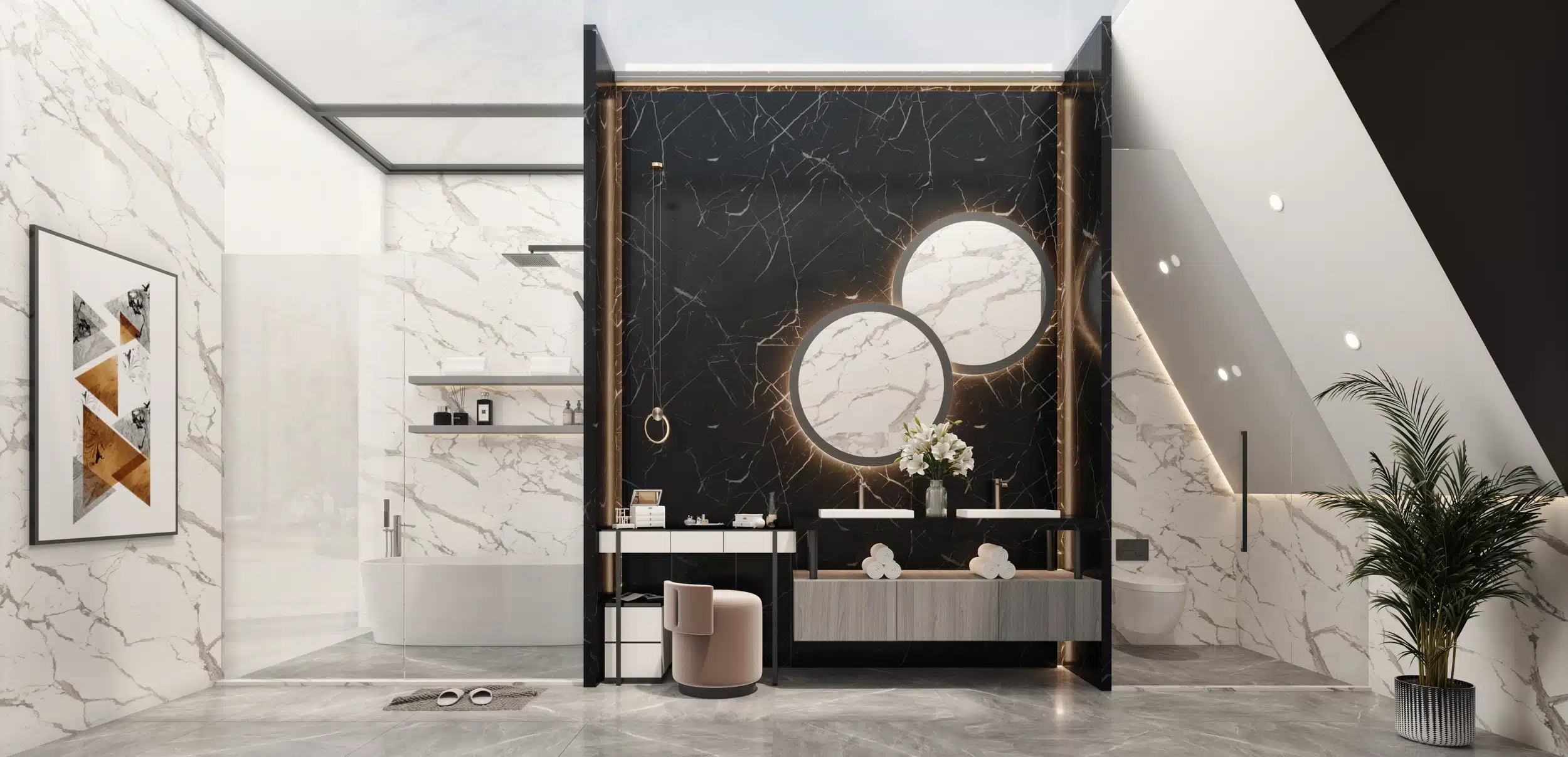 現代極簡奢華風設計案例