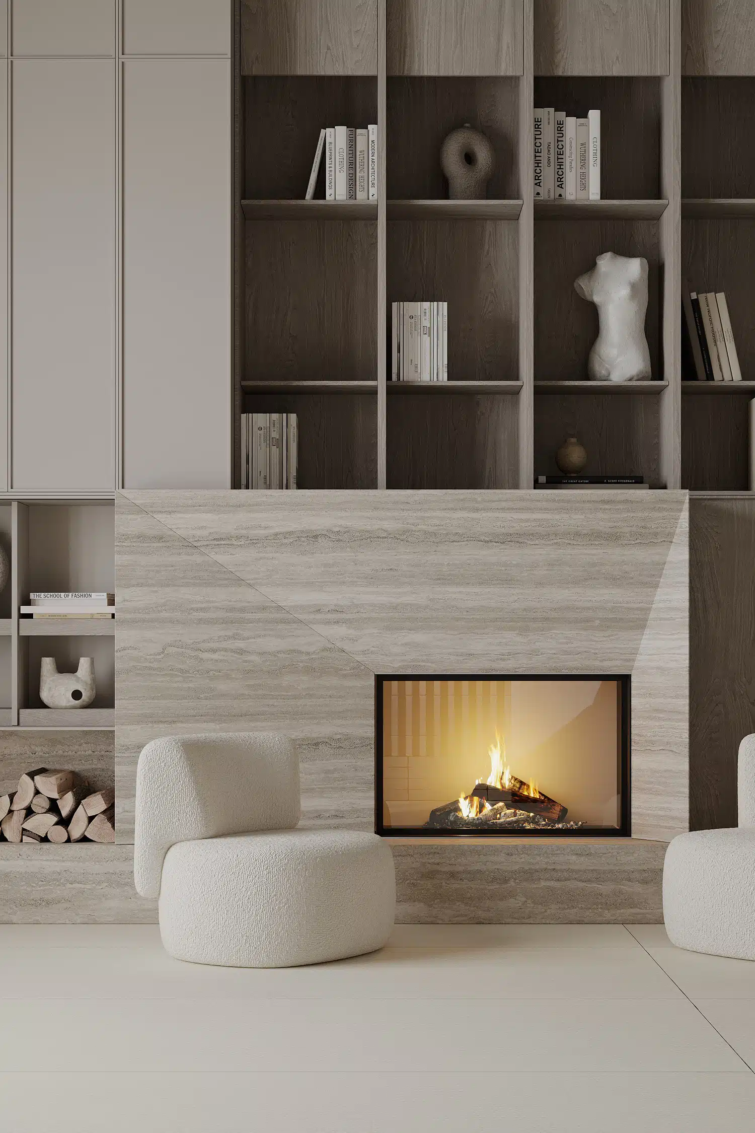 小坪數透天收納案例,展示系統櫃如何完美融入樑下空間並提升整體儲物坪效。