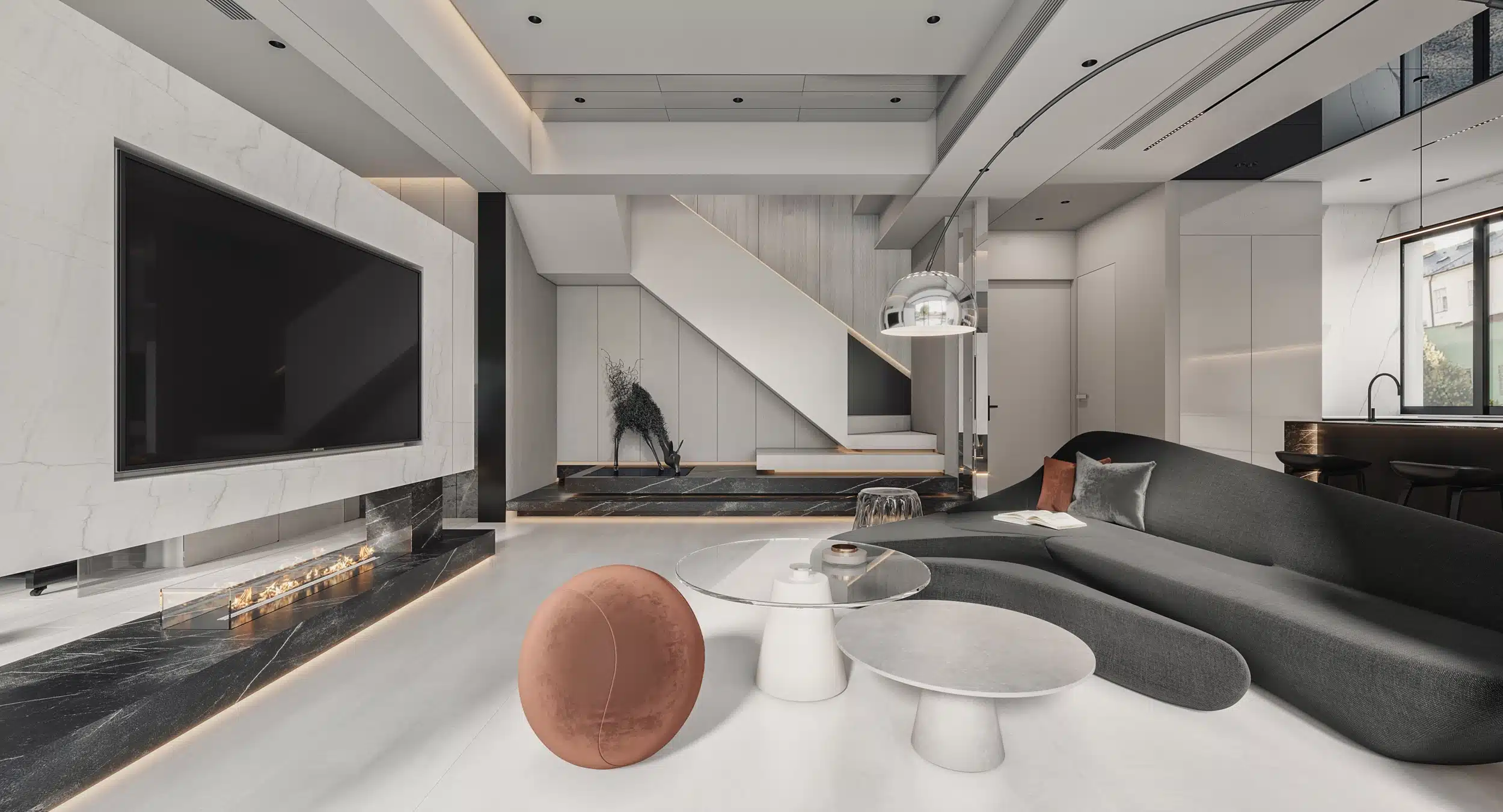 時尚現代簡約風客廳