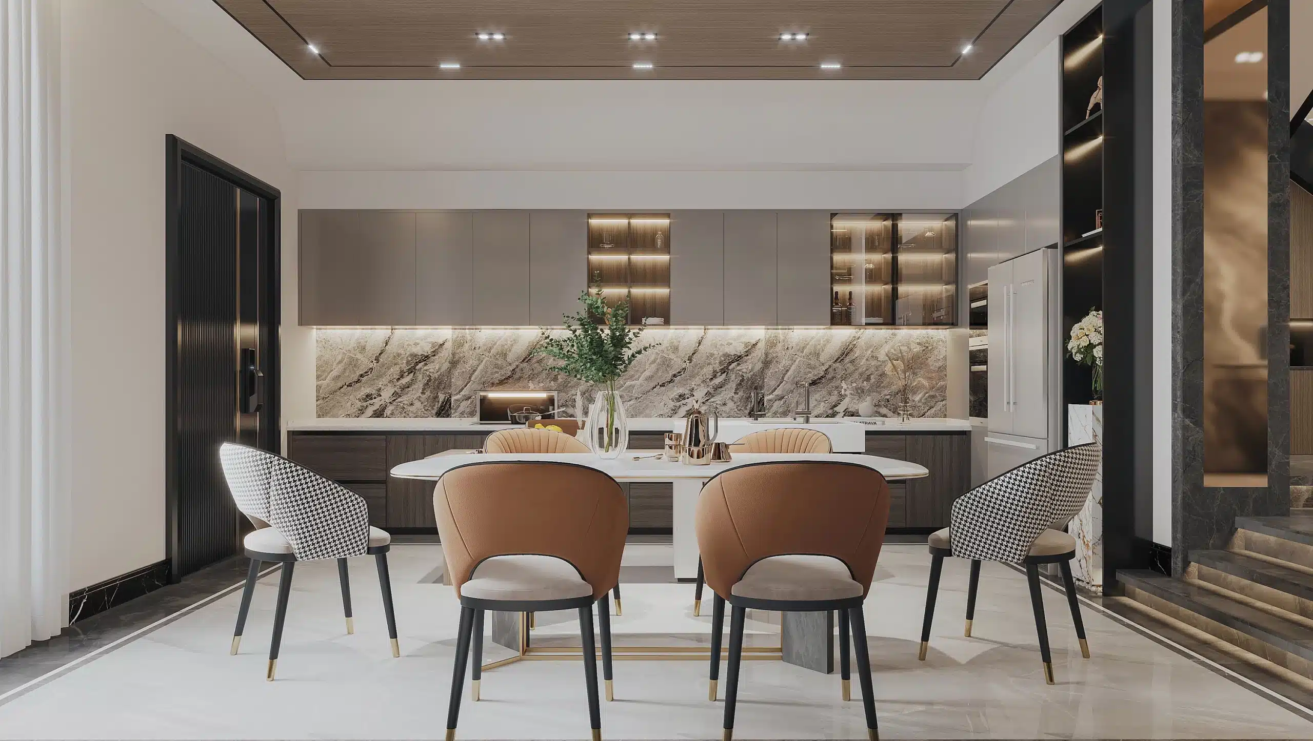 頂級五金收納系統，展現極致的廚房收納邏輯。