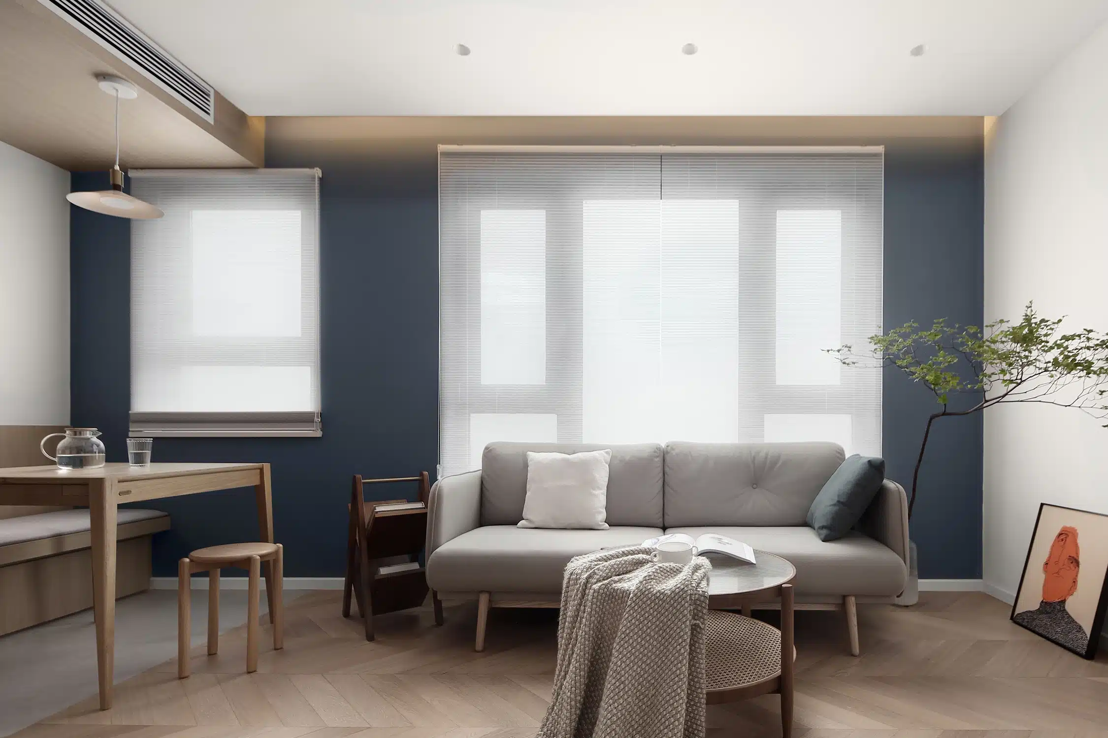 日式無印風客廳示意圖