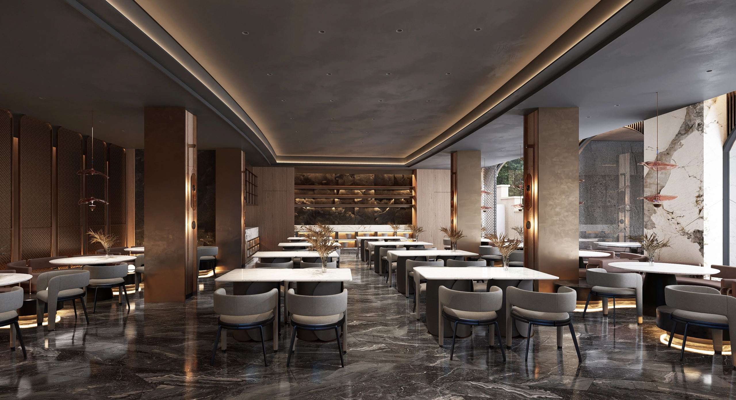 2026餐飲設計風格趨勢，結合沉浸式敘事與場景化設計打造具備情感連結的用餐環境