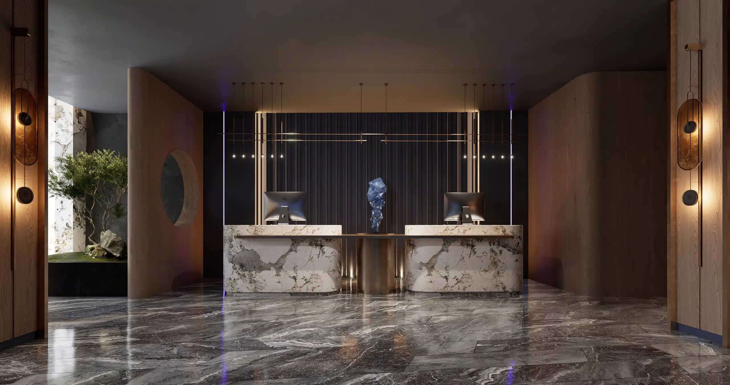 2026 現代極簡風格飯店設計，強調減法美學與自然材質觸感的純粹空間體驗