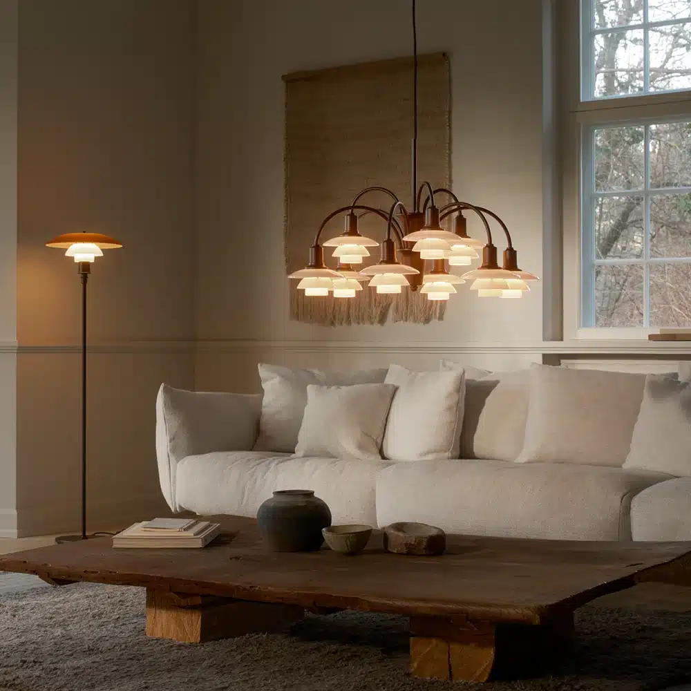 Louis poulsen 燈具層次照明示意圖