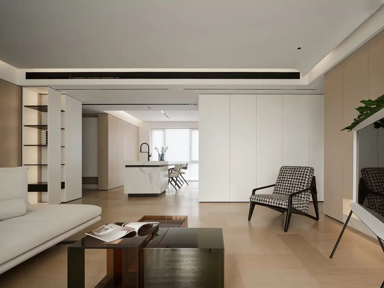 豪宅設計，懸浮感天花板設計示意圖