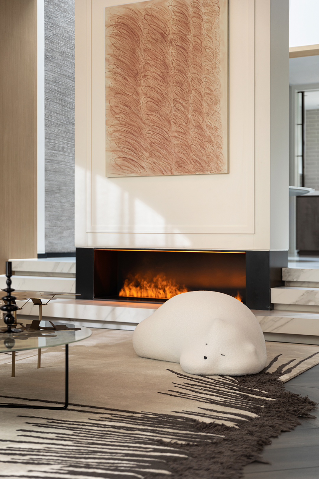 質感有時候不需要透過燈具、吊燈來點綴，而是把格局規劃好更重要