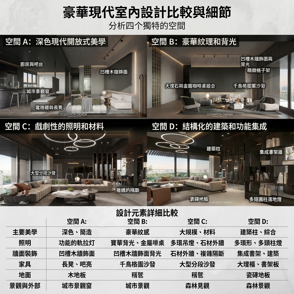 台北豪宅室內設計風格比較-現代日式vs新中式-認知設計