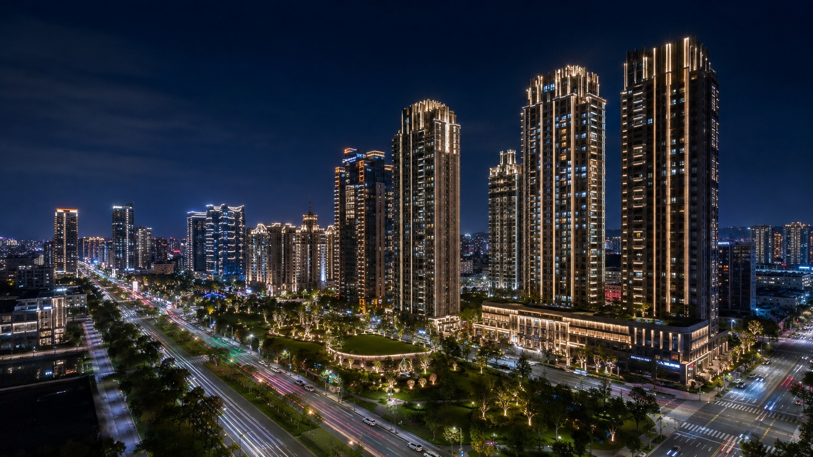 台中豪宅設計七期大坪數客餐廳完工實景