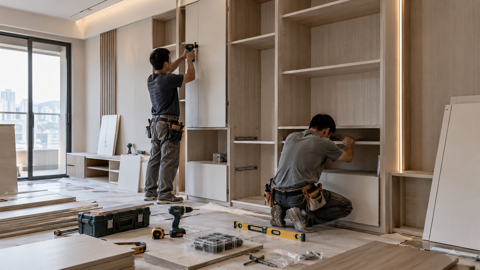 全屋系統櫃工期